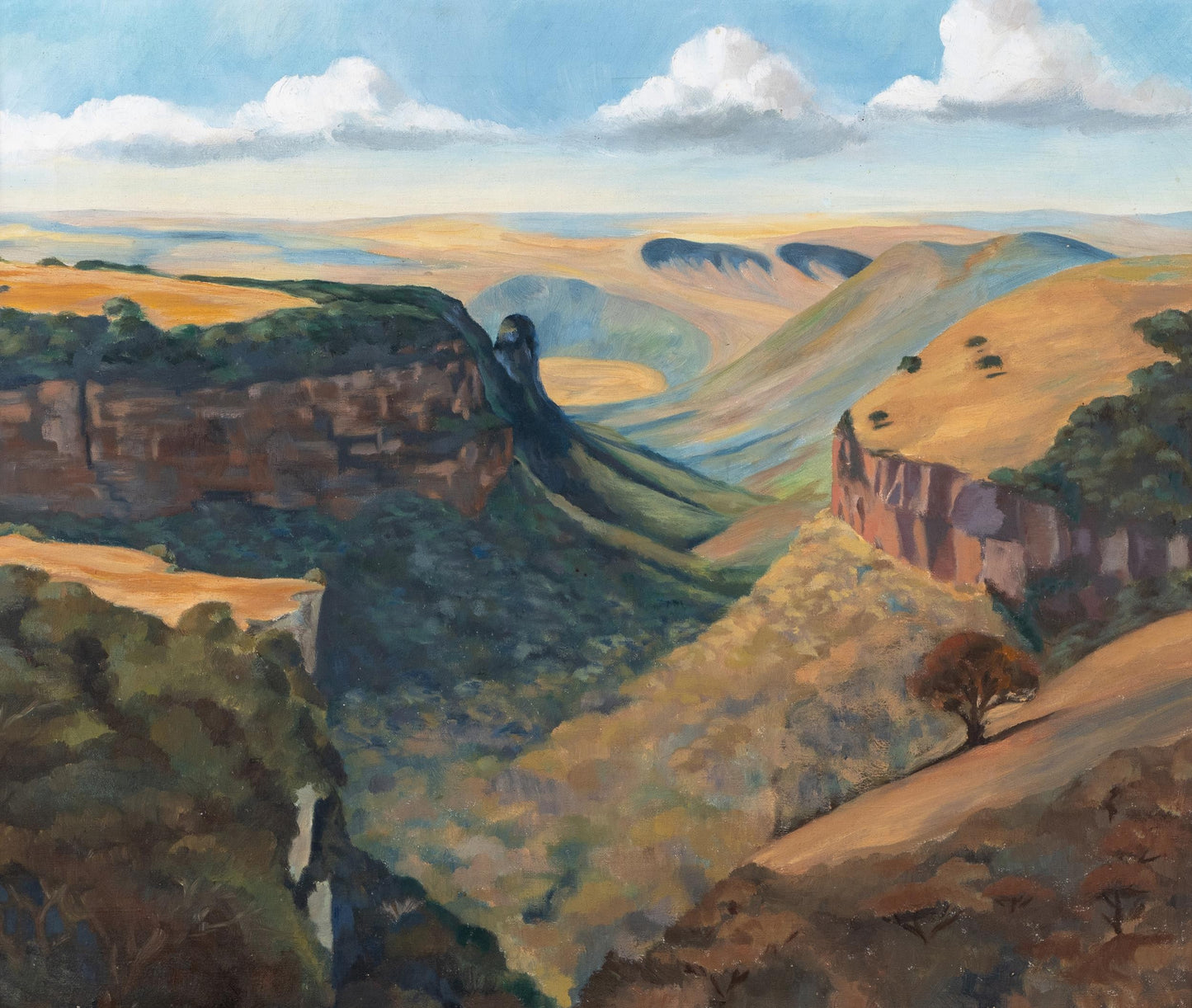 Ruth Everard-Haden (South African 1904 - 1992) Landscape