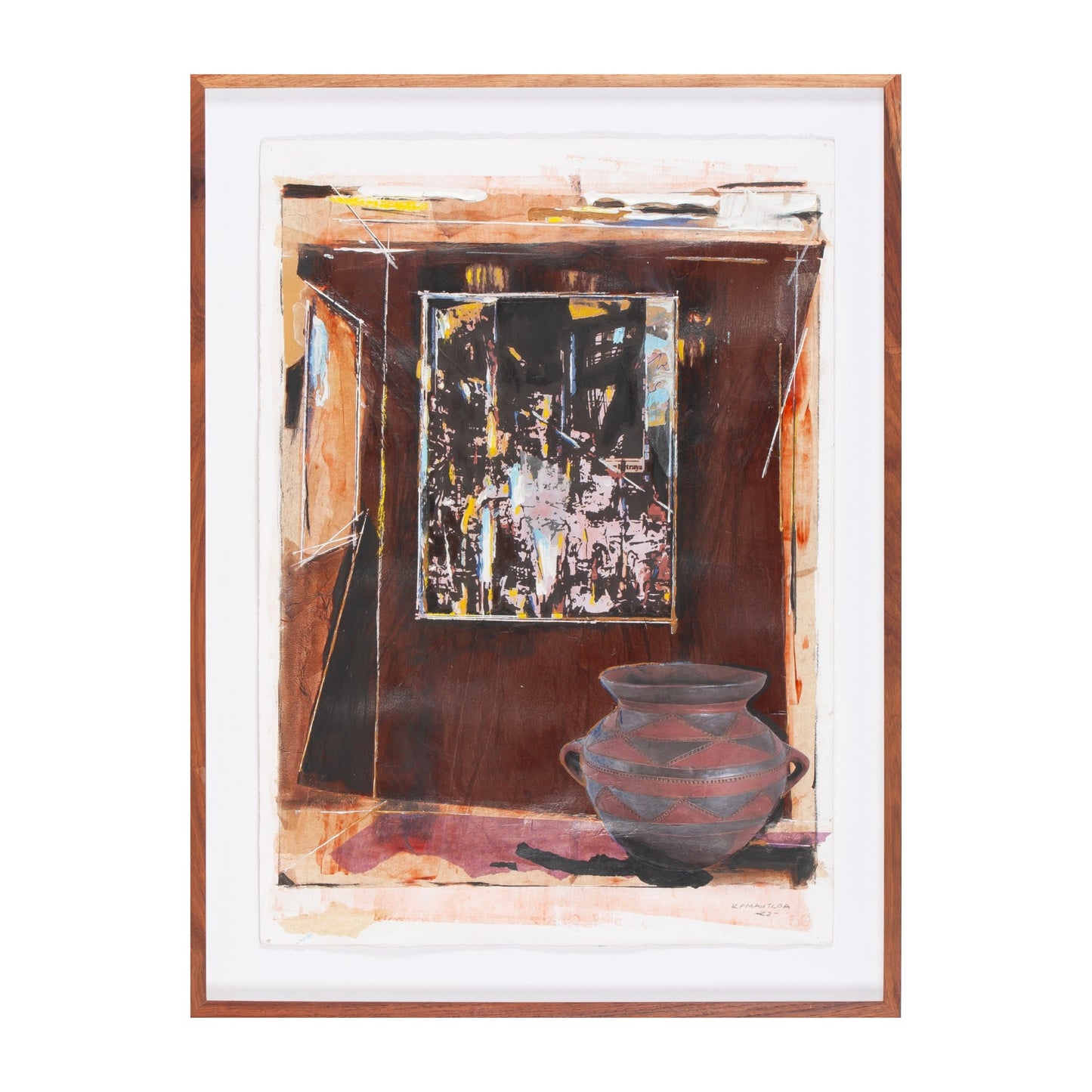Kagiso Pat Mautloa, Interior With Calabash, 2022