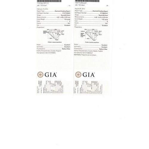 Diamond Stud Earrings, 2.05 Carats