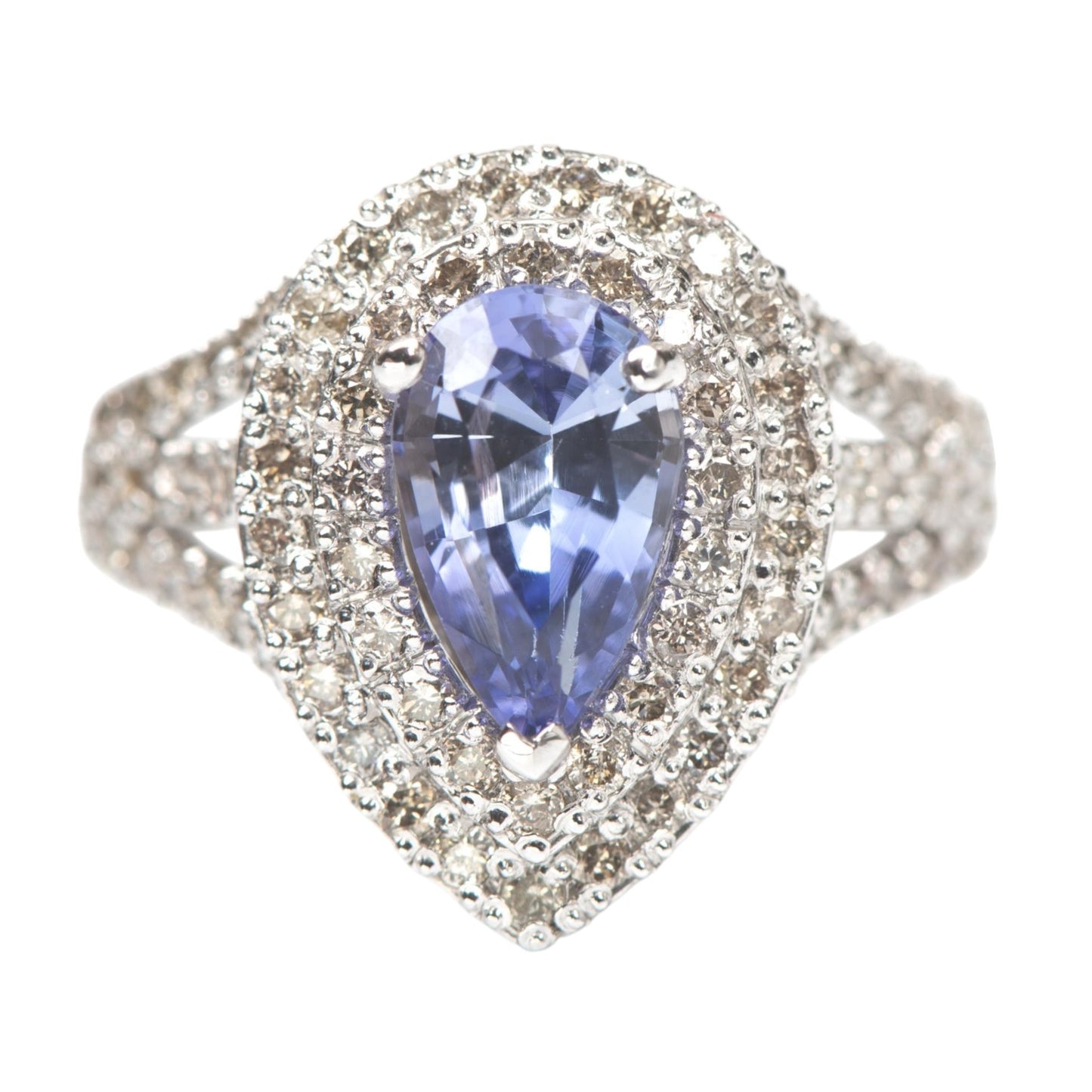 Tanzanite And Diamond Dress Ring