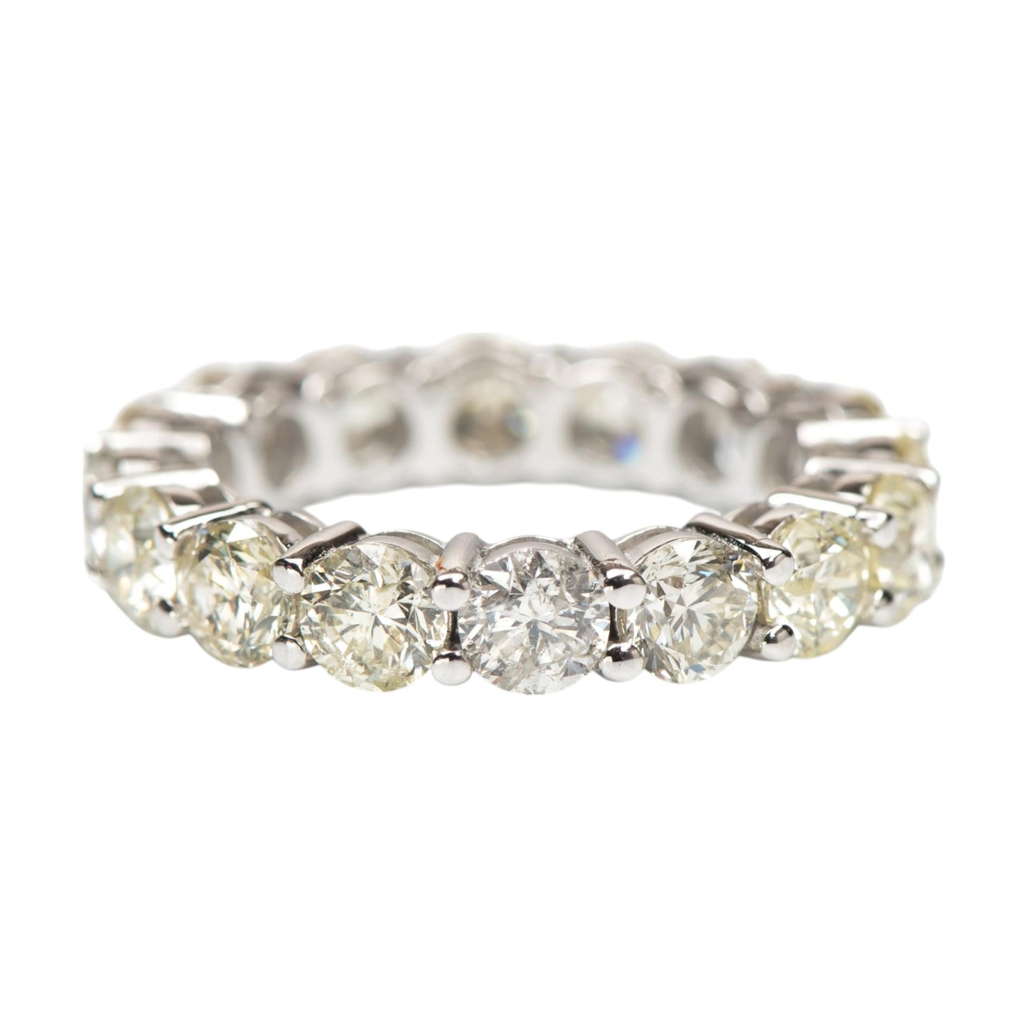 Diamond Full Eternity Ring, 5.08 Carats