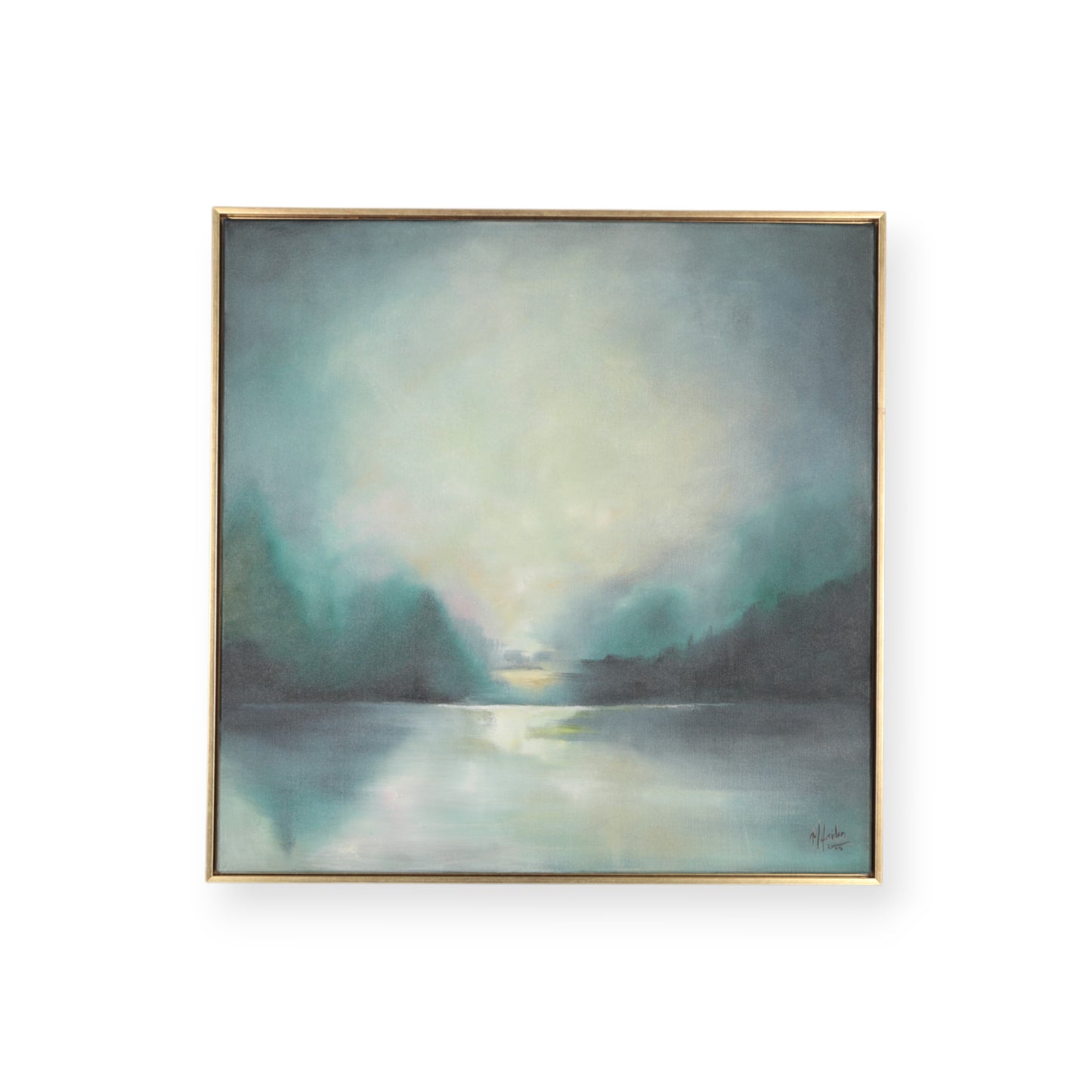 Melissa Haiden, Starting afresh , Acrylic and charcoal on canvas, 2025