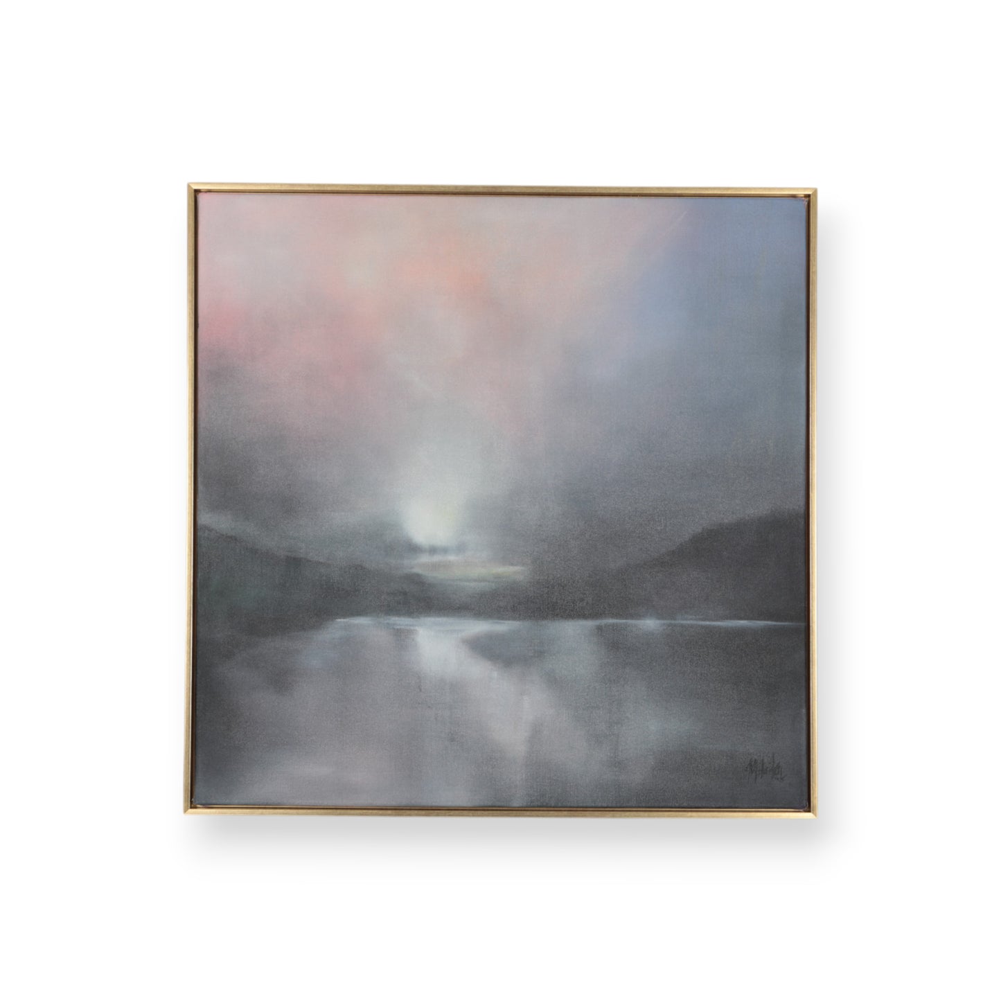 Melissa Haiden, End of Day , Acrylic and charcoal on canvas, 2025