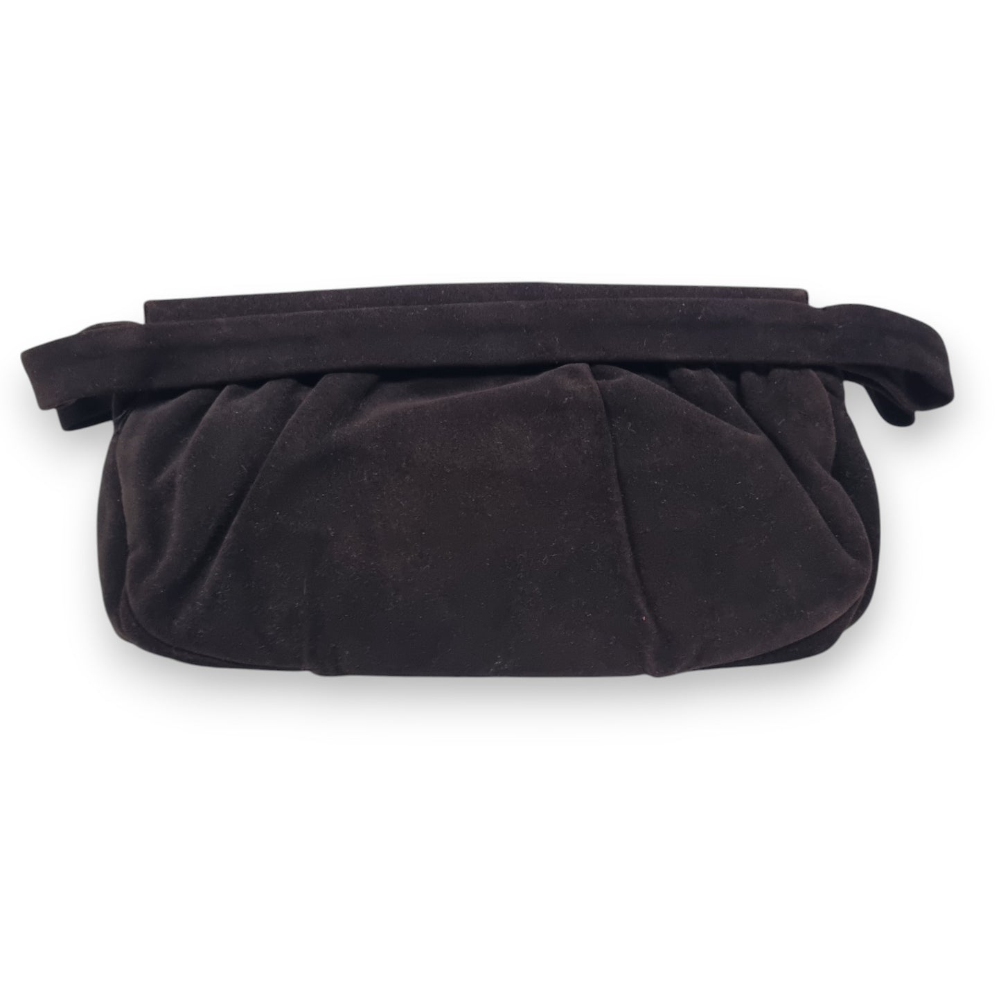 Suede Clutch Bag