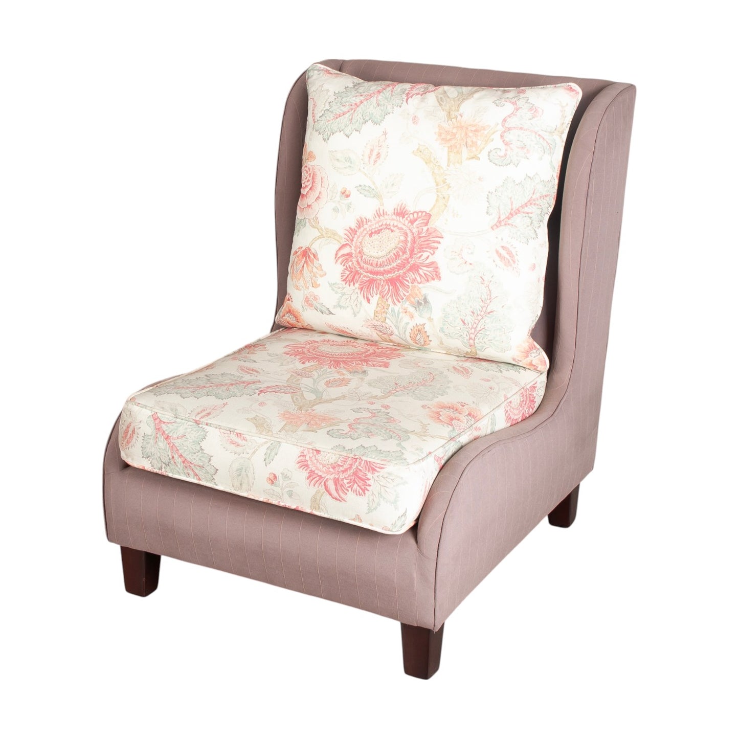 An Upholstered Wingback Chair, Design Plus Interiors