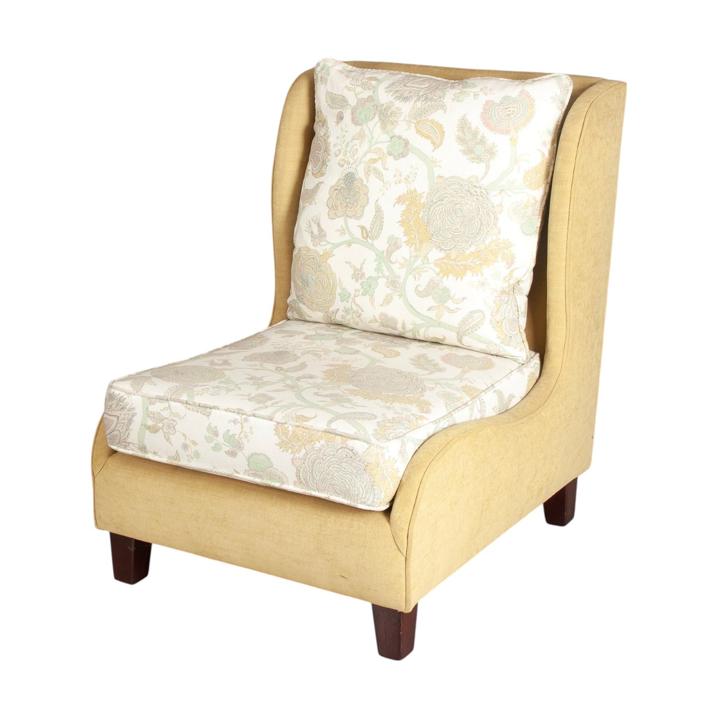 An Upholstered Wingback Chair, Design Plus Interiors