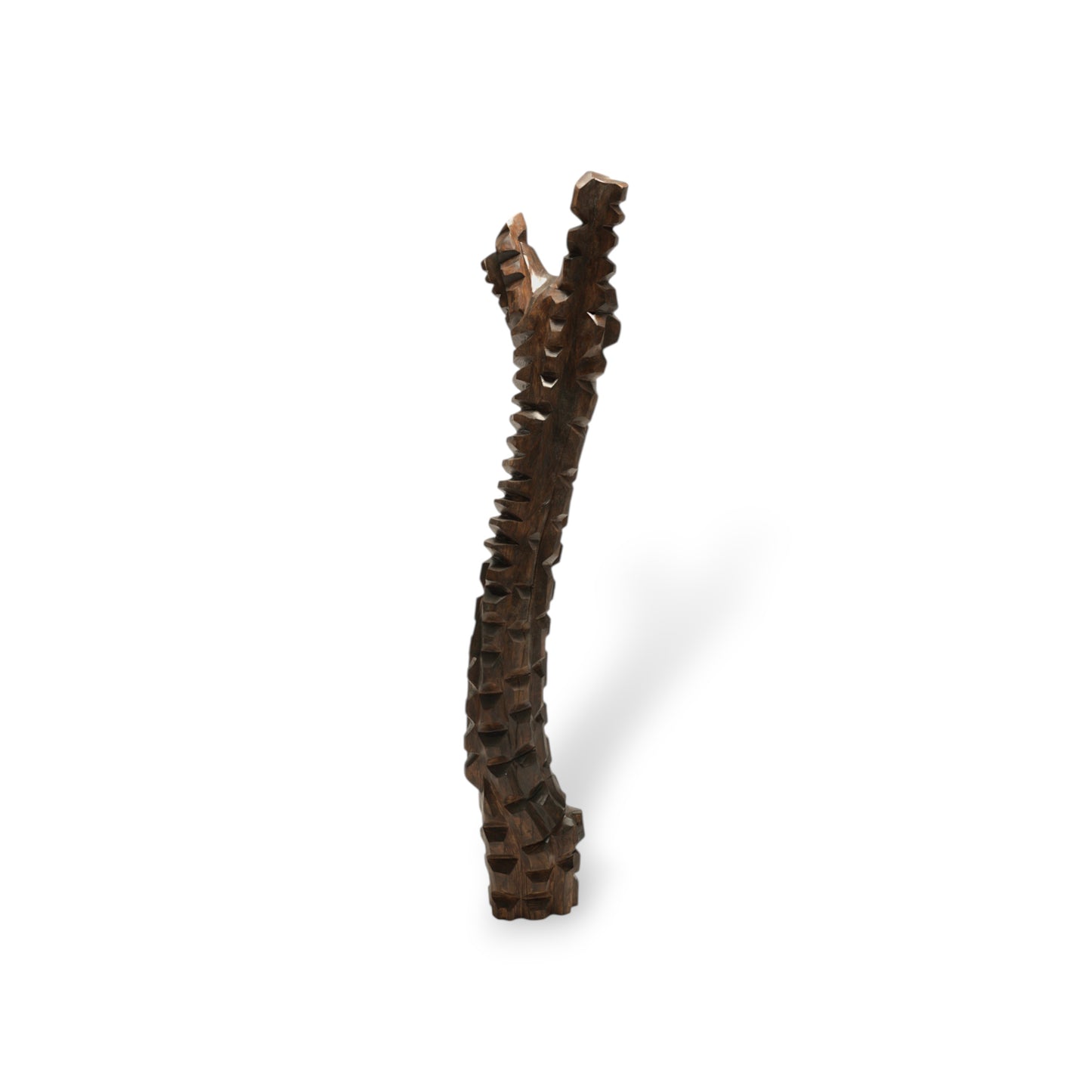 Nwabisa Ntlokwana, Motherwood ladder, Jacaranda wood, 2025