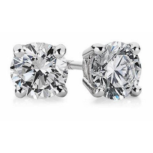 Diamond Stud Earrings, 2.05 Carats