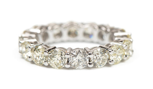 Diamond Full Eternity Ring, 5.08 Carats