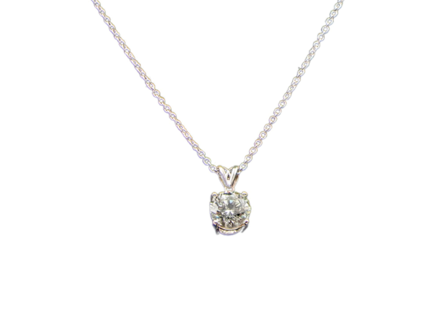 Diamond Pendant & Chain