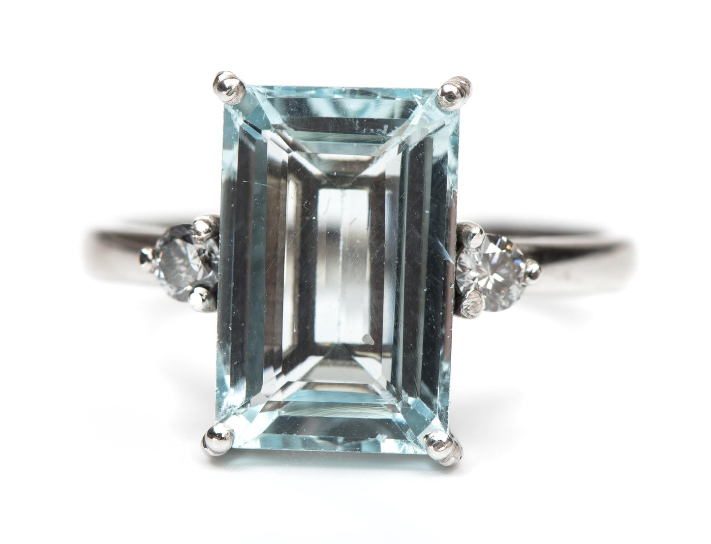 Aquamarine Dress Ring, 7.05 Carats