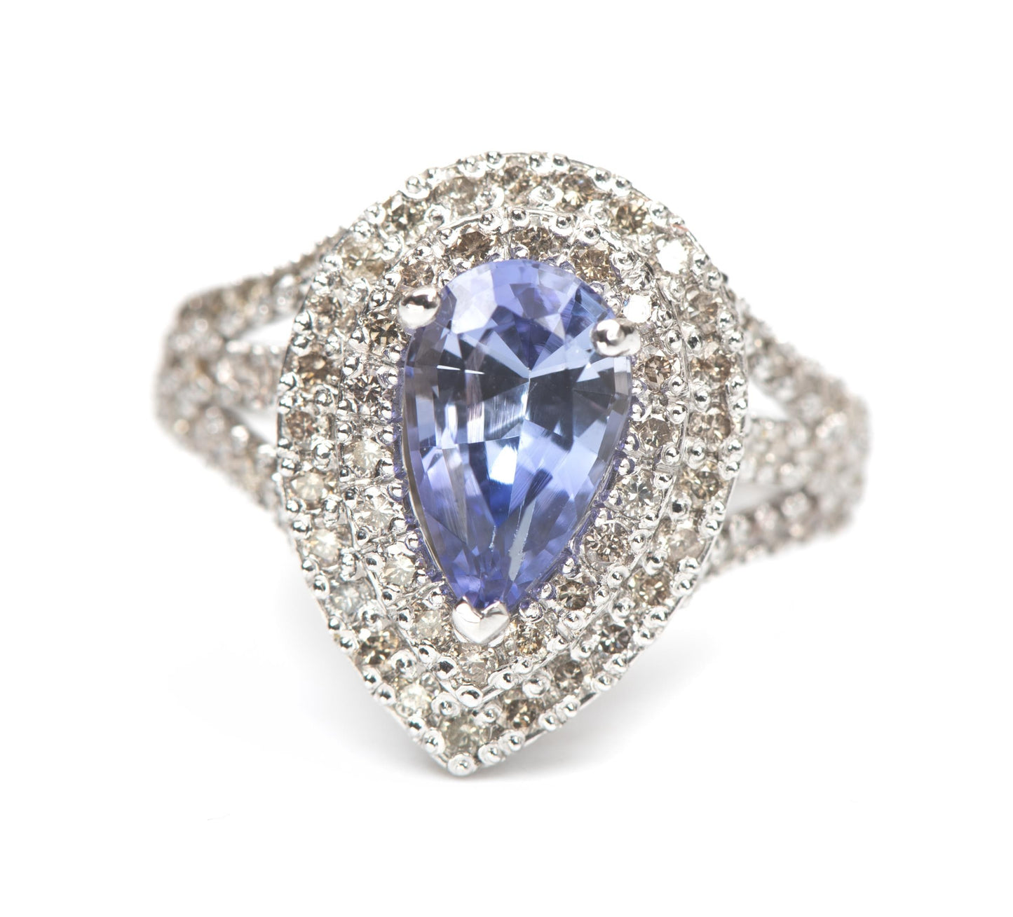 Tanzanite And Diamond Dress Ring