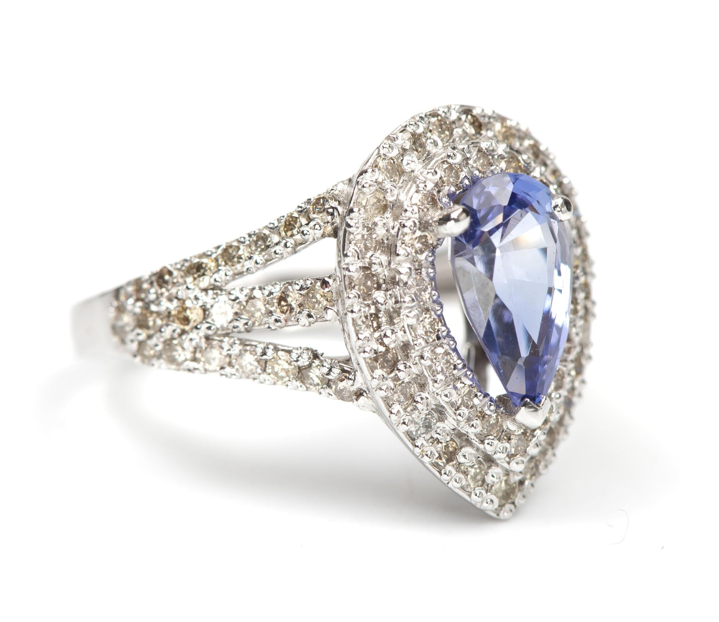 Tanzanite And Diamond Dress Ring