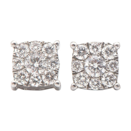 Diamond Stud Earrings, 0.60 Carats