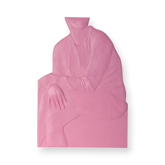 Dustin August, The Sureness in Knowing, plaster and acrylic paint, 2025
