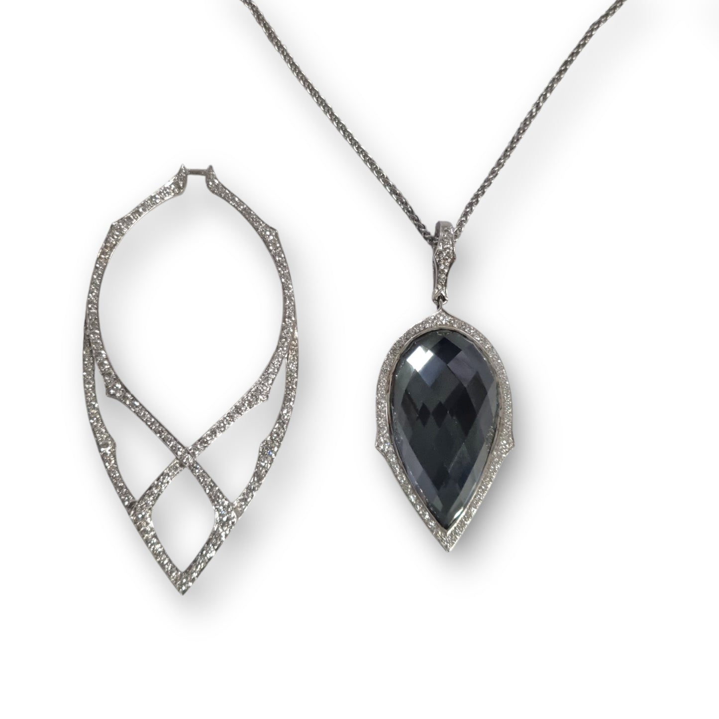 Stephen Webster Quartz and Diamond Pendant