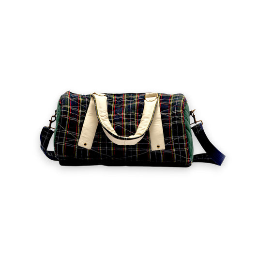 Nanini Mgandela, Duffel bag, Tartan check , 2025