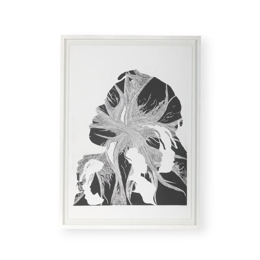 Mbali Tshabalala, Ekuqaleni (i), Linocut on Archival Paper, Edition 1 of 1